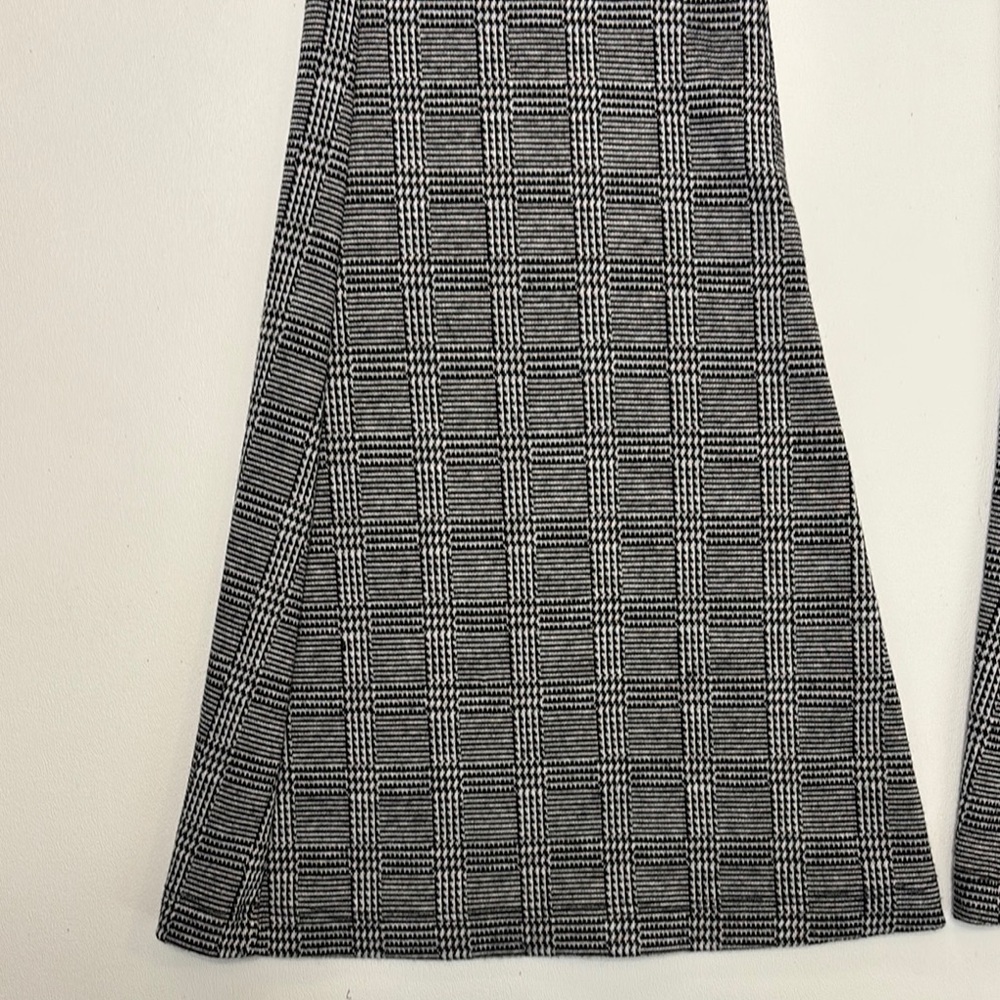 SO Plaid Flare Pants Women’s Sz Small y2k Preppy Office Siren 70s - Picture 2 of 9